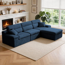 Load image into Gallery viewer, Corner Chaise Sofa With High Backrest
