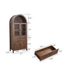 Load image into Gallery viewer, Retro Dome Cabinet With Large Storage Space
