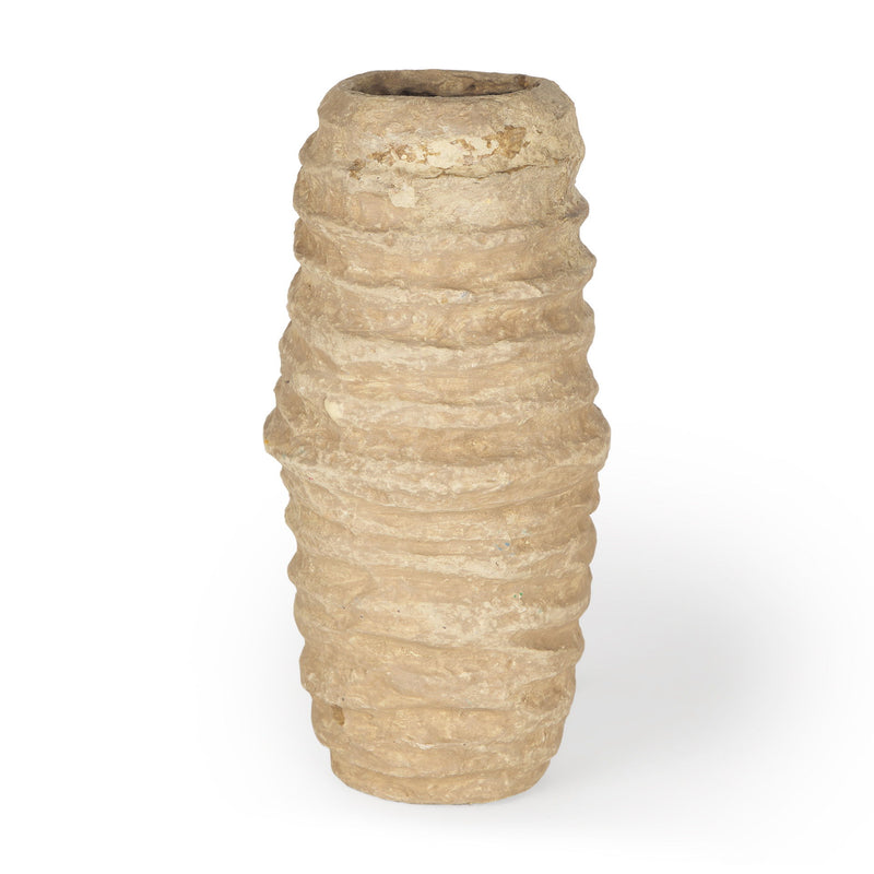 Mache Table Vase (729947) - Beige
