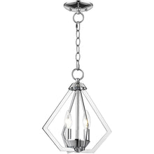Load image into Gallery viewer, Two Light Dimmable Chandelier With Shades - Silver

