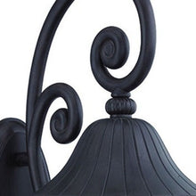 Load image into Gallery viewer, Three Light Leaf Detail Wall Light - Matte Black
