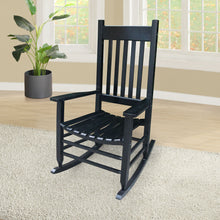 Load image into Gallery viewer, Classic Wooden Porch Rocker Chair Populus Wood Comfortable Design

