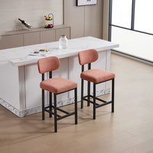 Load image into Gallery viewer, Modern Counter Height Stools (Set of 2)

