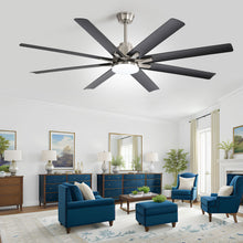 Load image into Gallery viewer, Ceiling Fan With Dimmable LED Light, 8 Blades, Reversible DC Motor, Remote Control

