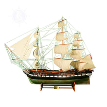 Load image into Gallery viewer, Hand Painted Model Boat (624658) - Dark Brown / Beige
