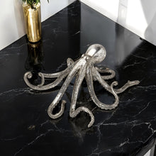 Load image into Gallery viewer, Octopus Tabletop Sculpture - Antiqued Silver
