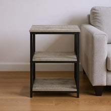 Load image into Gallery viewer, Rectangular Metal Accent Table - Gray Black
