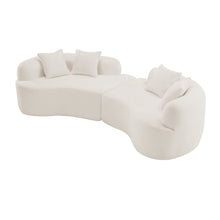 Load image into Gallery viewer, Curved 4 Seater Full Compression Sponge Sofa
