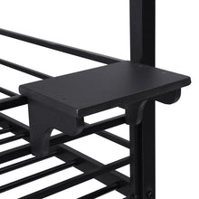 Load image into Gallery viewer, Metal bunk bed with slide and steps
