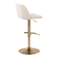 Load image into Gallery viewer, Toriano - Contemporary Adjustable Barstool With Swivel With Rounded T Footrest (Set of 2)
