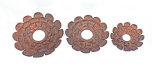 Load image into Gallery viewer, Copper Novelty Metal Framed Accent Mirror (Set of 3) - Bronze
