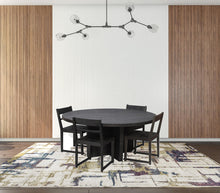 Load image into Gallery viewer, Solid Wood Pedestal Base Round Top Dining Table - Gray
