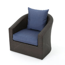 Load image into Gallery viewer, Nimbus - Outdoor Swivel Club Chair With Rattan Wicker Cover
