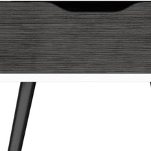 Load image into Gallery viewer, 25" Wood One Drawer Nightstand - Gray And White
