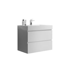 Load image into Gallery viewer, Alice - Bathroom Vanity With Large Storage, Sink Wall Mounted Floating Bathroom Vanity For Modern Bathroom, One-Piece Sink Basin Without Drain And Faucet
