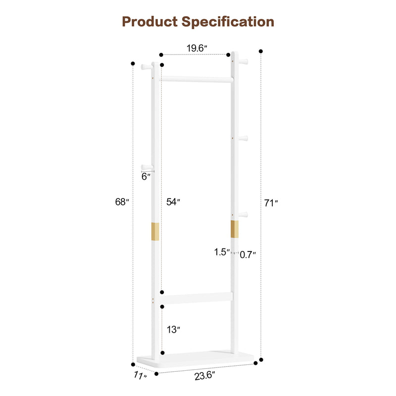 Solid Wood Simple Hat Rack