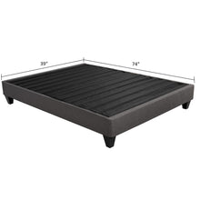 Load image into Gallery viewer, 14" Upholstered Platform Bed Base, Mattress Foundation
