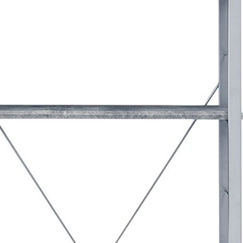 Four Tier Etagere Bookcase - Gray / Silver