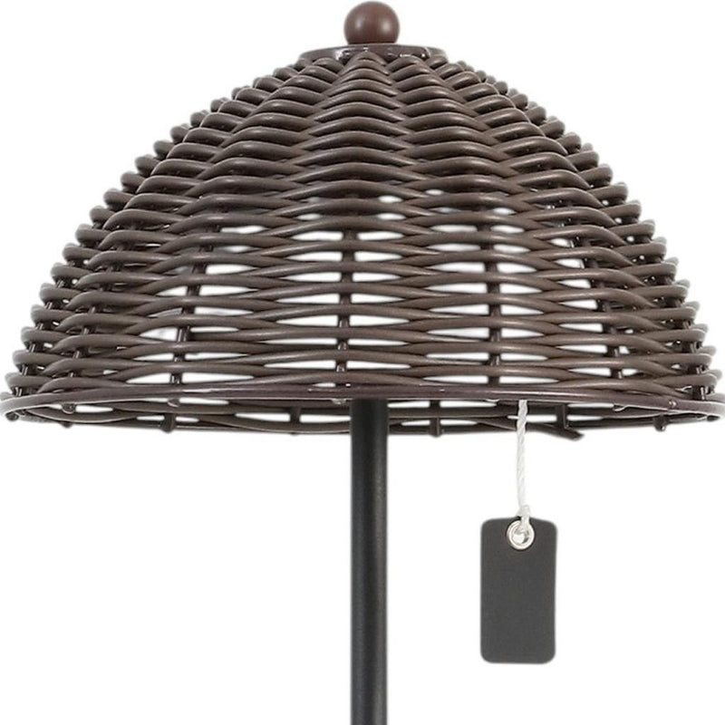 Novelty USB Table Lamps With Globe Shades (Set of 2) - Black
