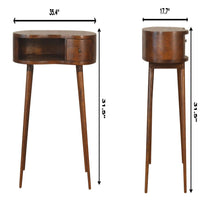 Load image into Gallery viewer, Rounded Writing Desk - Chestnut

