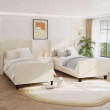 Load image into Gallery viewer, Platform Bed Frame With Tall Headboard And High Footboard
