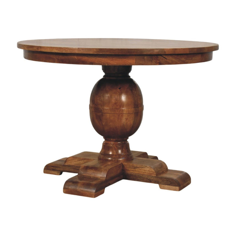 Solid Wood Dining Table (727861) - Brown