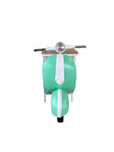 Load image into Gallery viewer, Novelty Scooter Open Cabinet With Two Shelves - Green And White
