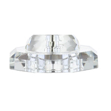 Load image into Gallery viewer, 25" Novelty Table Lamp LED With Drum Shade - Clear / Pearl Silver
