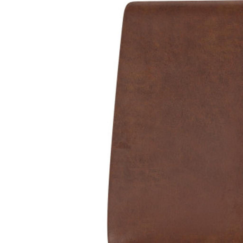 Wood Dining Parsons Chairs (Set of 2) - Dark Brown