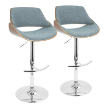 Load image into Gallery viewer, Fabrizzi - Mid Century Modern Adjustable Barstool With Swivel (Set of 2)

