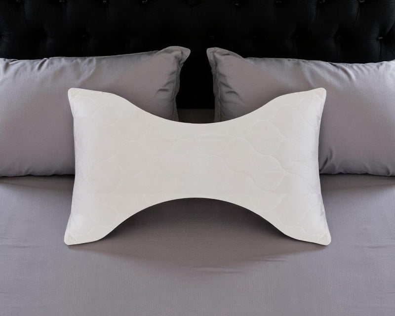 Hypoallergenic Cotton Wool Ergonomic Bed Pillow - Queen