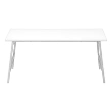 Load image into Gallery viewer, 40" Metal Coffee Table - White And Silver
