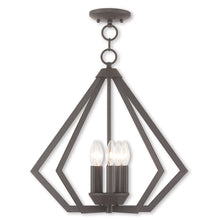 Load image into Gallery viewer, 20" Five-Light Dimmable Chandelier With Shades - Bronze
