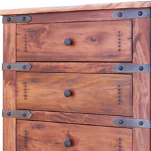 Load image into Gallery viewer, Solid Wood Five Drawer Chest - Natural
