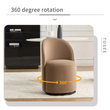Load image into Gallery viewer, 360 Degree Swivel Armless Dining Barrel Chair
