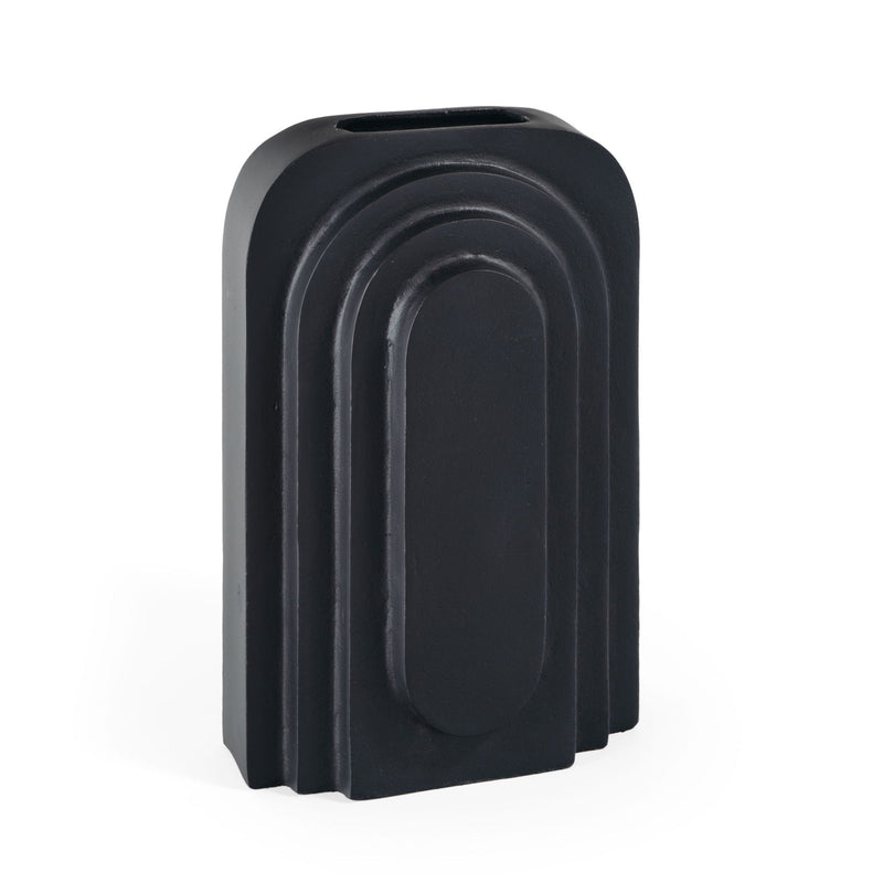 Geometric Table Vase - Black