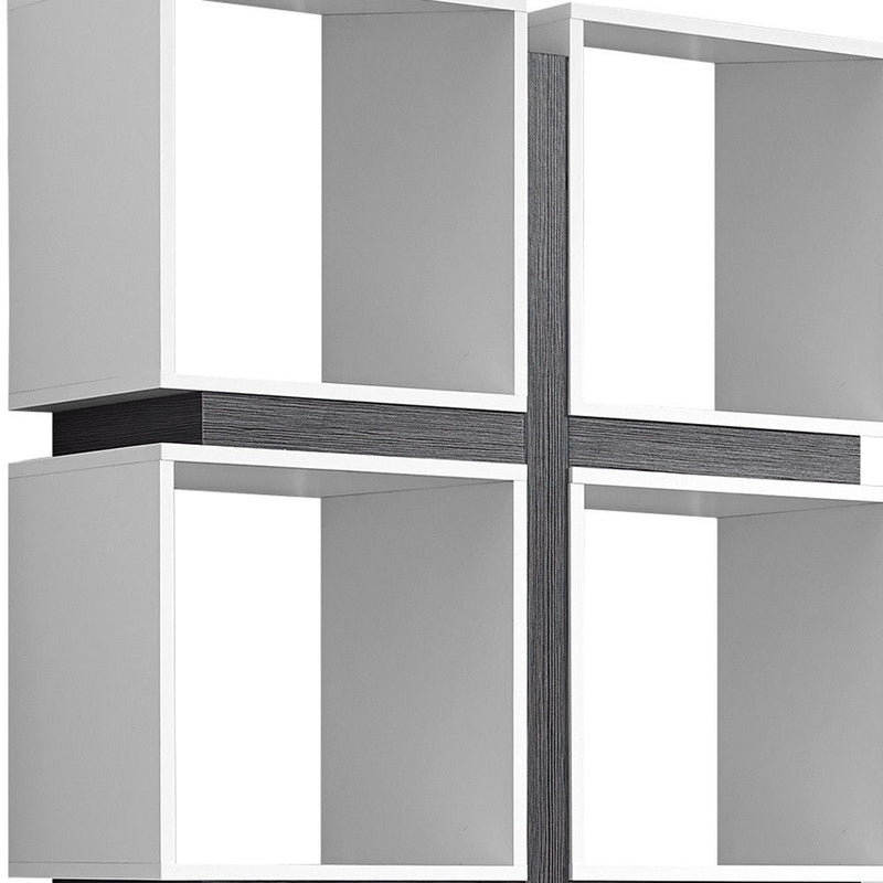 Eight Tier Cube Bookcase (333364) - White