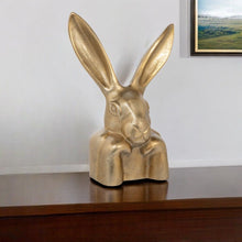 Load image into Gallery viewer, Rabbit Tabletop Sculpture - Gold
