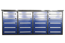 Load image into Gallery viewer, Garage Storage Cabinets With Workbench (With 20 Drawers) - Blue
