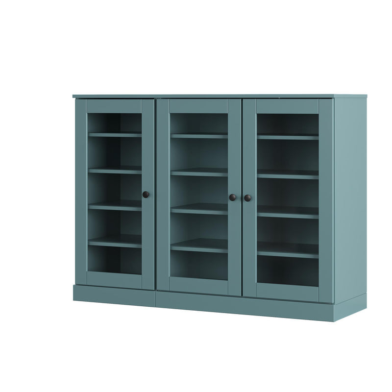 Solid Woodshoe Storage Cabinet (756023) - Aqua