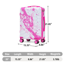 Load image into Gallery viewer, Luggage With Combination Lock, Lightweight Carry-On Suitcase
