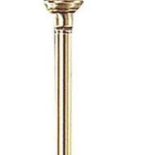 Load image into Gallery viewer, 59" Swing Arm Floor Lamp With Beige Empire Shade - Bronze
