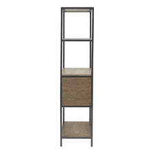 Load image into Gallery viewer, Darley - 3 Shelf Bookcase With Storage Cabinet - Gray
