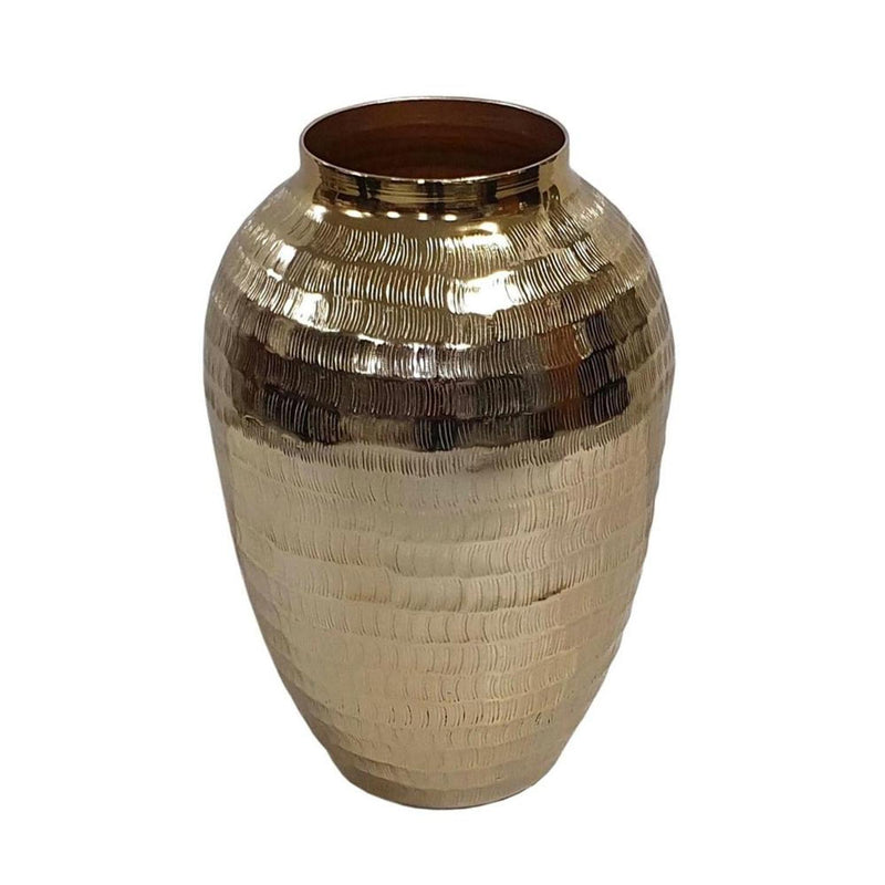 Hammered Urn Table Vase (574418) - Gold