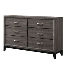 Load image into Gallery viewer, Contemporary 6 Drawer Dresser With Handles

