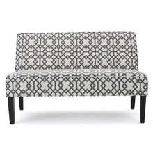 Load image into Gallery viewer, Contemporary Loveseat With Upholstered Fabric And Birch Wood Legs - Gray
