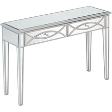 Load image into Gallery viewer, Glass Mirror Console Table - Silver
