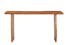 Load image into Gallery viewer, Solid Wood Sled Console Table - Chestnut
