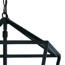 Load image into Gallery viewer, Kitchen Island Four Light Metal Dimmable Chandelier With Shades - Black / Gold
