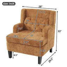 Load image into Gallery viewer, Modern Tufted Upholstered Accent Chair For Living Room

